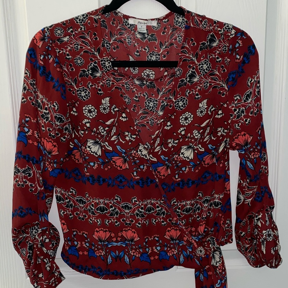 SOLD- Wrap around crop top